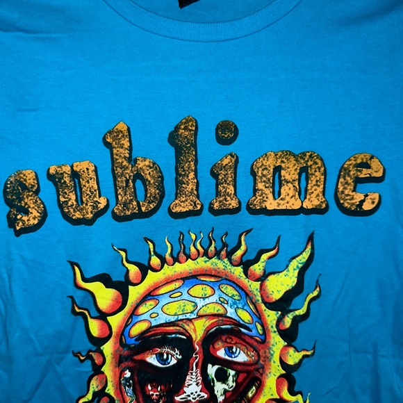 Sublime Zion Rootswear Brand 2010 Shirt Blue - Picture 2 of 2